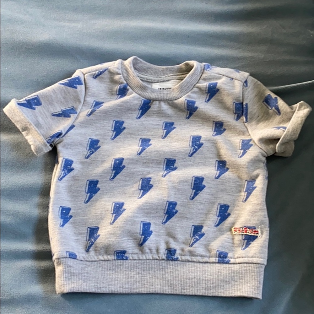 Hudson baby short sleeve sweatshirt